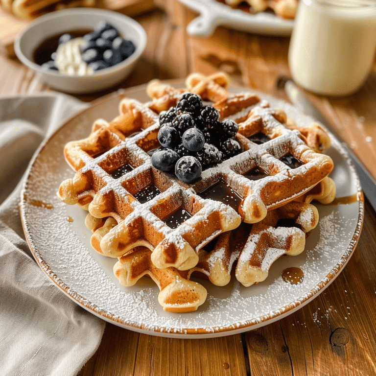 Belgian Waffles: The Ultimate Fluffy Breakfast Recipe