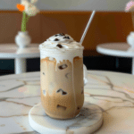 Iced Latte with Fluffy Cream Top