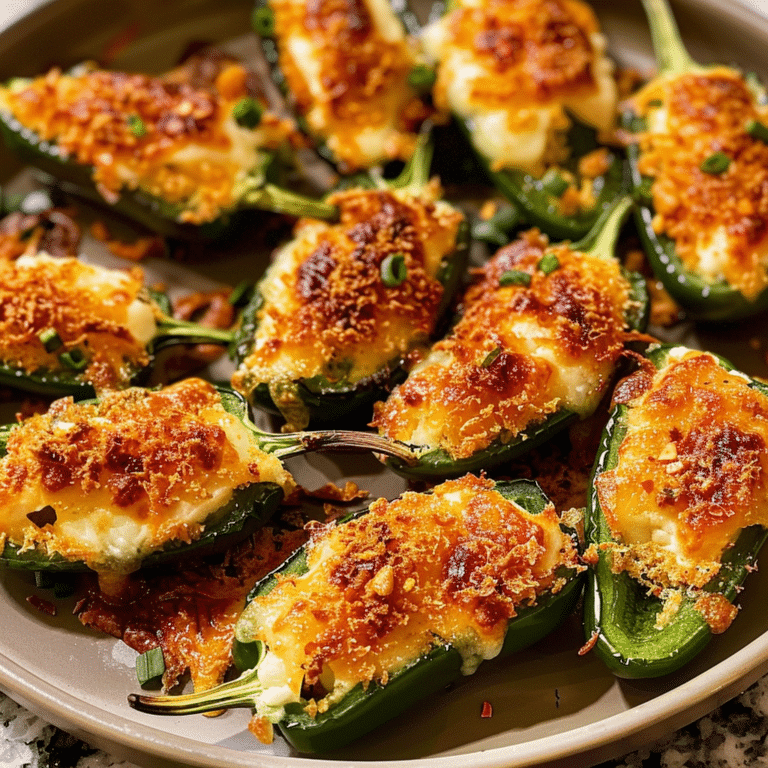 Jalapeño Poppers with Bacon-Cheese Filling