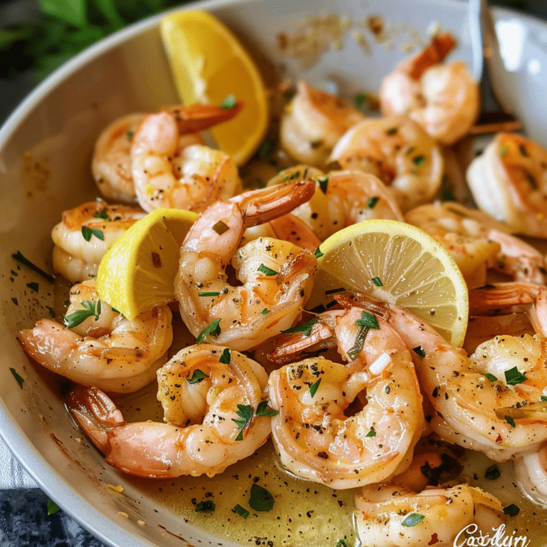 Lemon Butter Shrimp: A Flavorful Culinary Experience