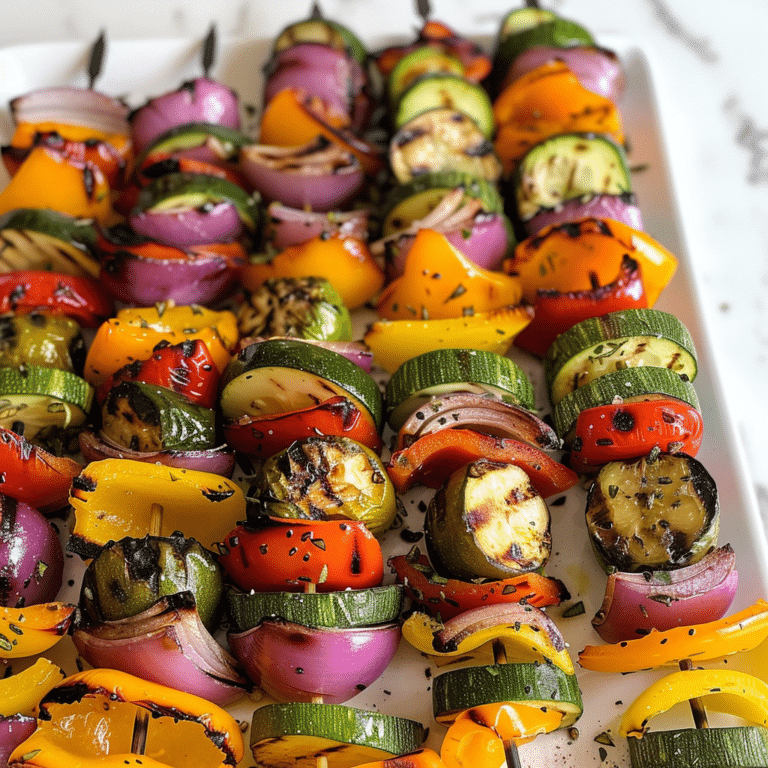 Grilled Veggie Skewers: A Flavorful and Healthy Recipe