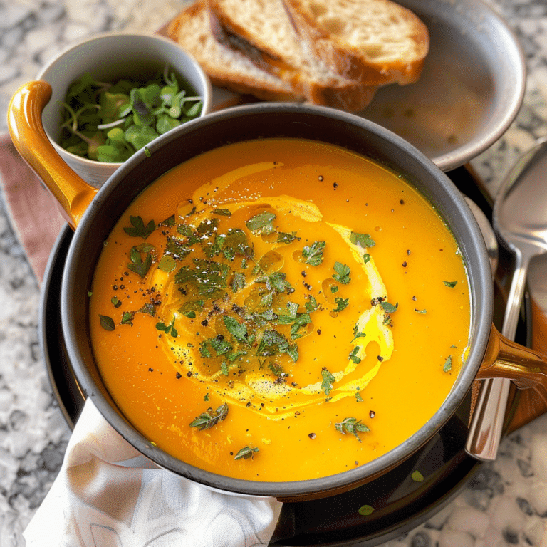 Butternut Squash Soup: Creamy Comfort in Every Spoonful