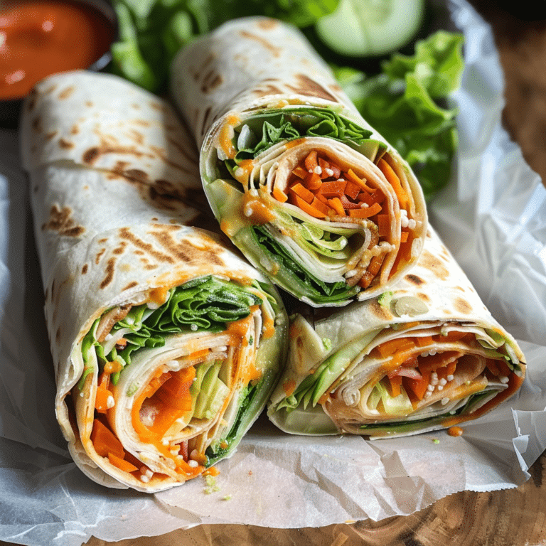 Veggie Wrap Recipe: Fresh and Flavorful