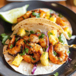 Pineapple Shrimp Tacos: Sweet, Spicy, and Satisfying