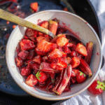 Roasted Rhubarb & Strawberries: A Sweet Simmer