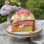 Rhubarb & Elderflower Cake