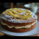 Rhubarb & Lemon Curd Cake Recipe: A Springtime Delight