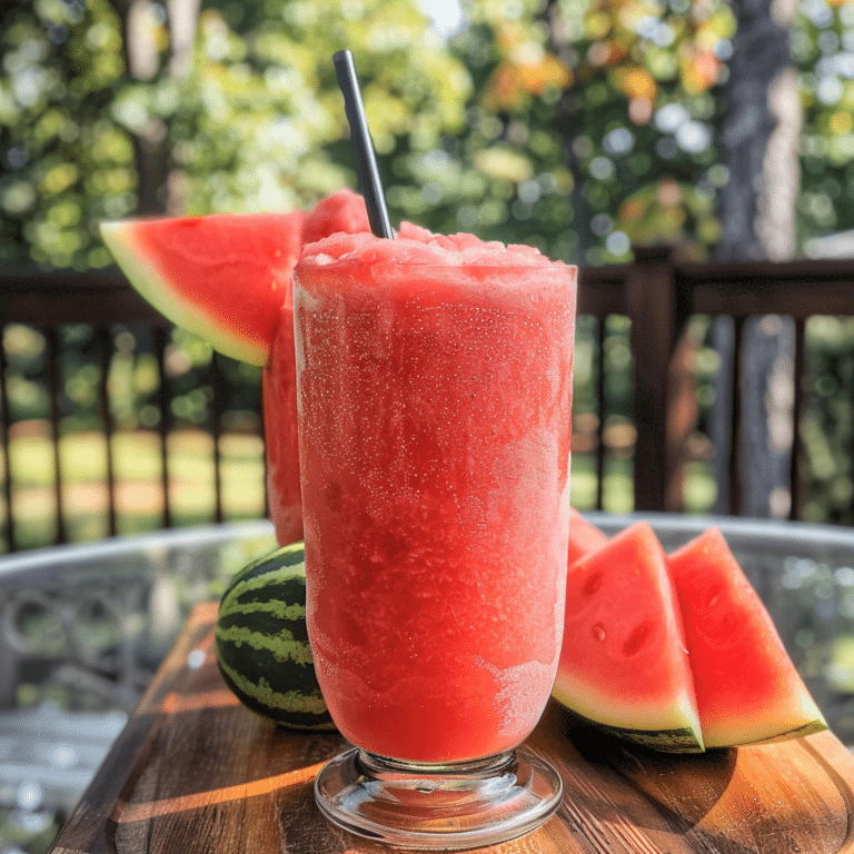 Frozen Watermelon Slush Recipe