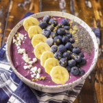 Blueberry Smoothie Bowl Drink Recipe