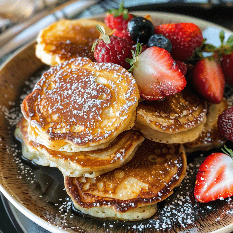 Cottage Cheese Pancakes: Light, Fluffy, and Cheesy Breakfast Recipe