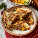 Breakfast Quesadilla Recipe with Spinach & Jalapeño