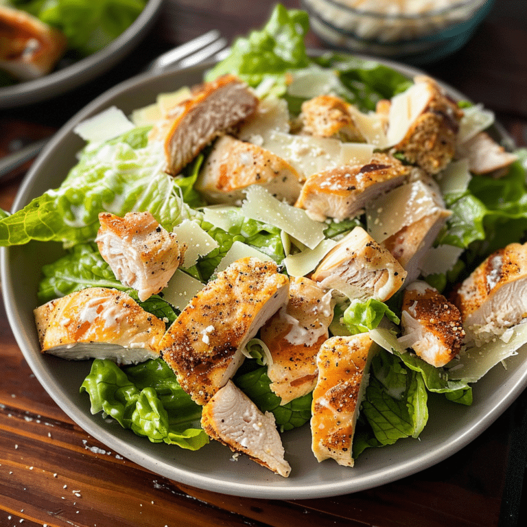 Chicken Caesar Salad: A Modern Classic