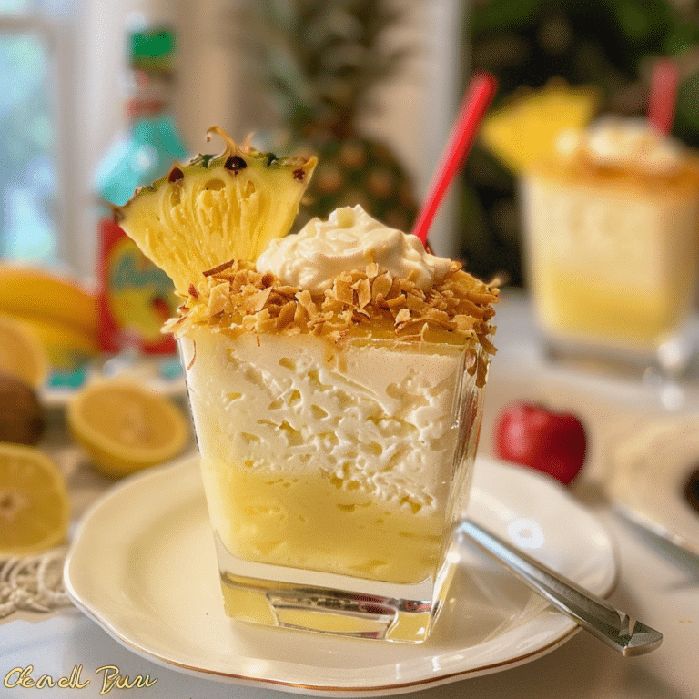 Piña Colada Lush Dessert: A Tropical Treat