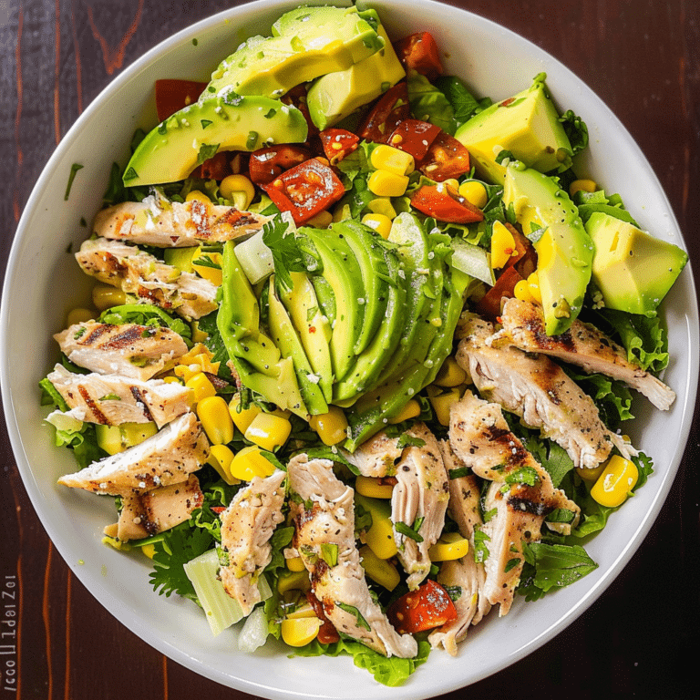 Chicken Avocado Salad: A Creamy Twist on Classic Tuna