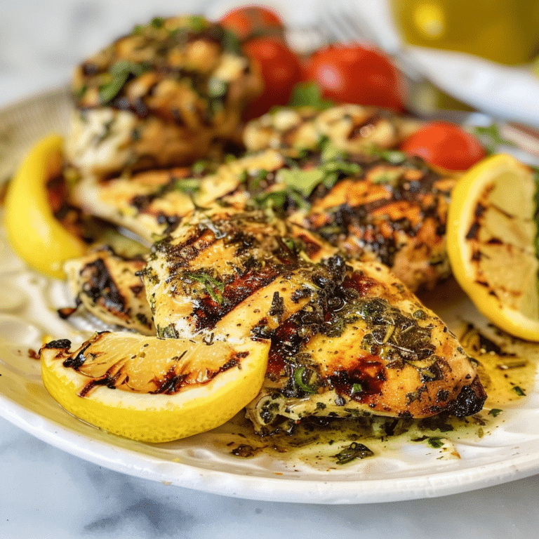 Grilled Lemon Herb Chicken