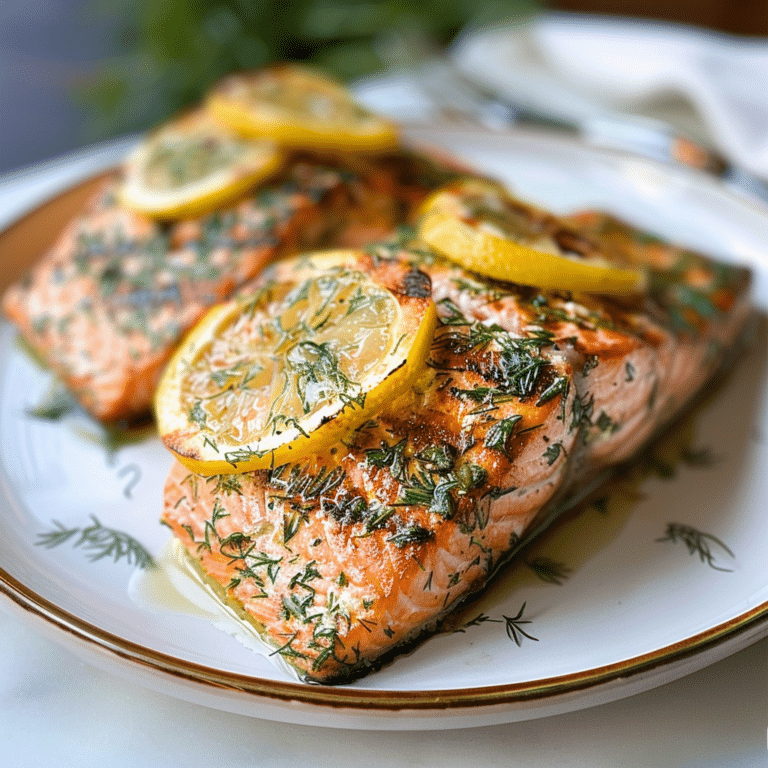 Grilled Salmon with Lemon Dill – Quick, Flavorful Healthy Dish