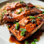 Honey Garlic Soy Glazed Salmon: A Flavorful Delight
