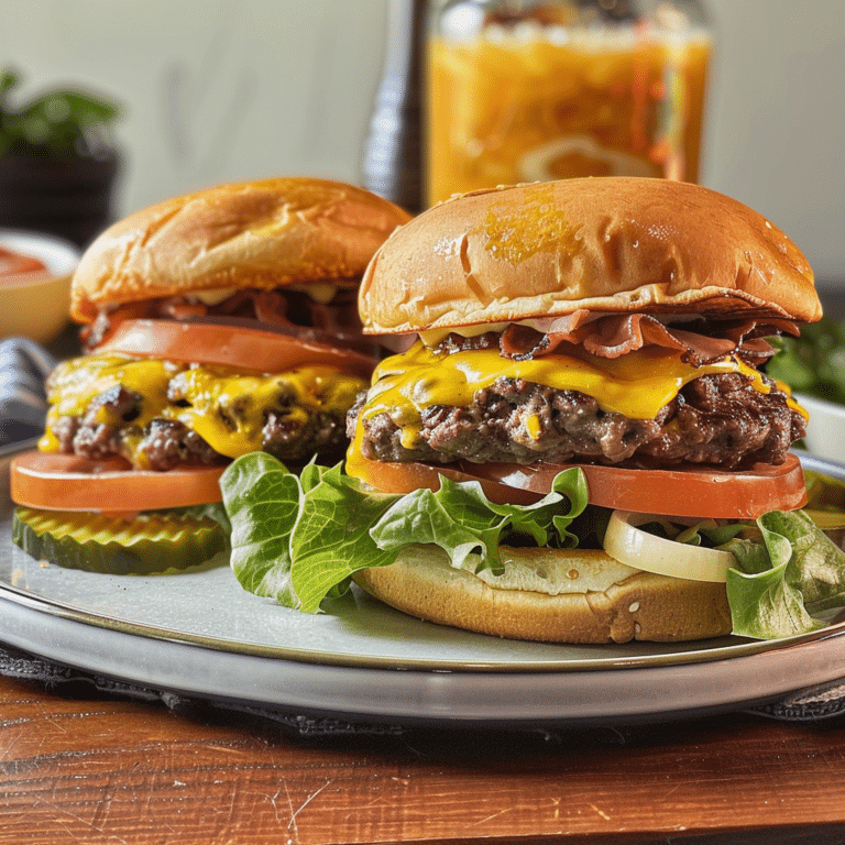 Classic Beef Cheeseburger: The Ultimate Comfort Food