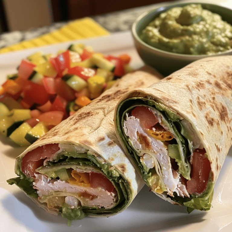 Turkey Avocado Wrap: A Flavorful and Healthy Sandwich Twist