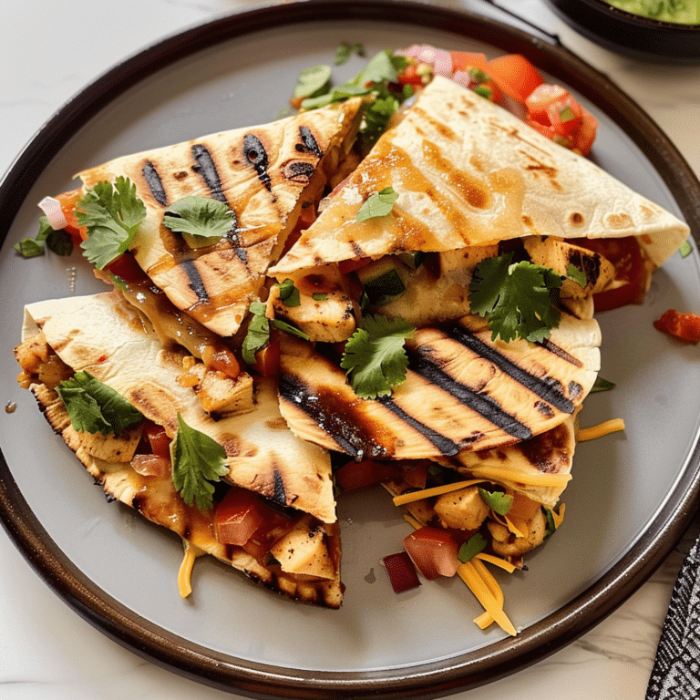 Grilled Chicken Quesadilla Recipe – Flavorful and Fast