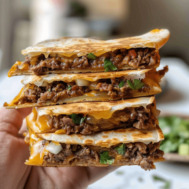 Beef Quesadilla Recipe: Juicy Flavors for Dinner