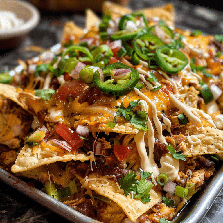Chicken Nachos Recipe with Homemade Seasoning