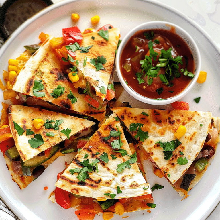 Veggie Quesadilla Recipe: Flavorful, Healthy, and Easy