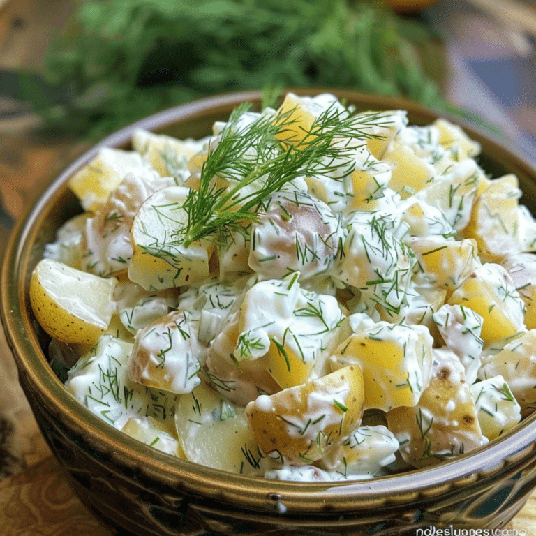 Creamy Dill Potato Salad: A Refreshing Classic Made Simple