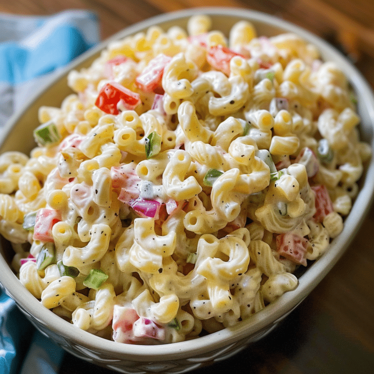 Macaroni Salad Recipe with a Twist