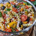 Italian Pasta Salad with Tricolor Rotini