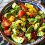 Avocado Tomato Salad with Cumin Cilantro Twist