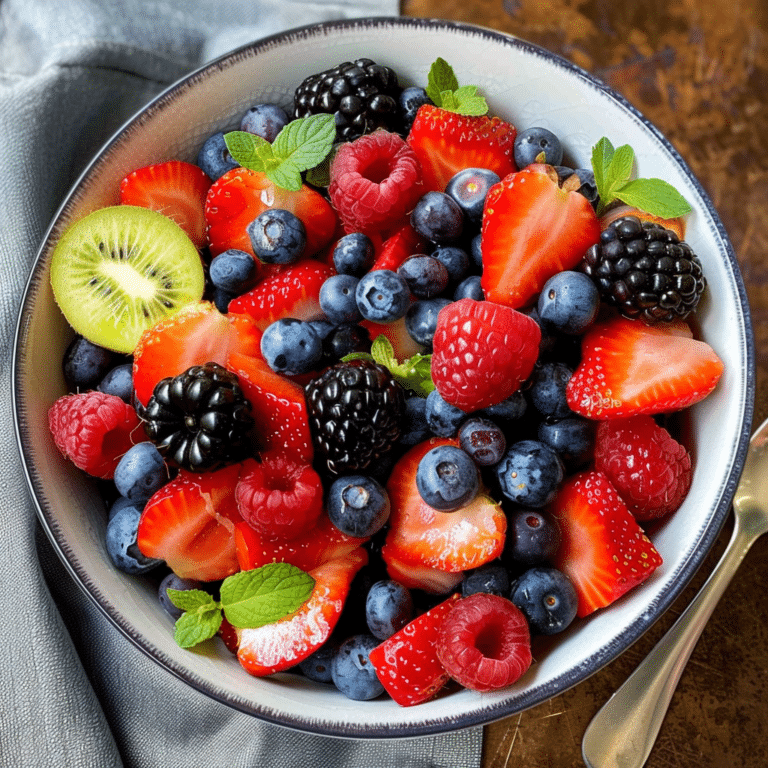 Berry Mix Fruit Bowl for Health and Flavor