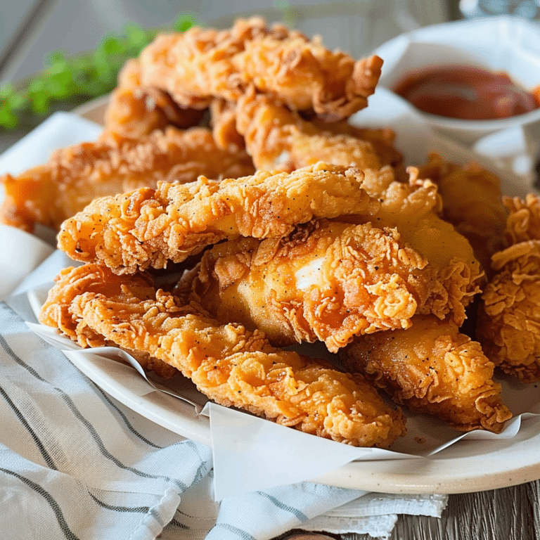 Crispy Chicken Tenders: The Crispy Secret to Flavor-Packed Bites