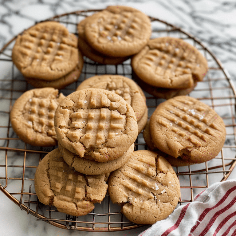 Classic Peanut Butter Cookies Recipe with a Twist