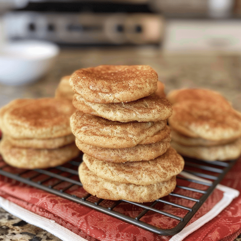 Snickerdoodles Recipe with Cinnamon Sugar Coating