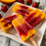 Strawberry Mango Popsicles Make Summer Fresh