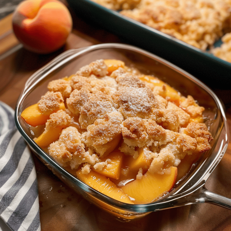 Perfect Peach Cobbler Recipe for Any Occasion