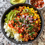 Taco Rice Poke Bowl