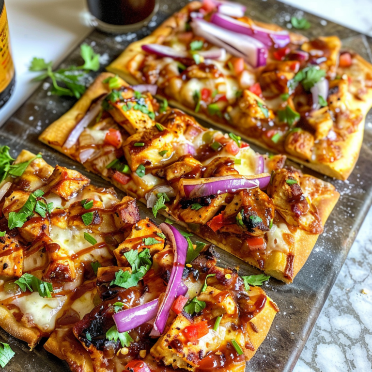 BBQ Chicken Flatbread Recipe