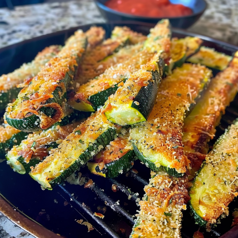 Grilled Zucchini Parmesan Fries