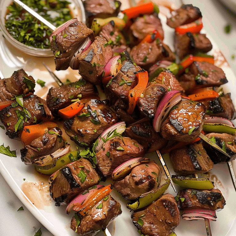 Marinated Beef Kebabs: Juicy, Flavorful Grilled Skewers