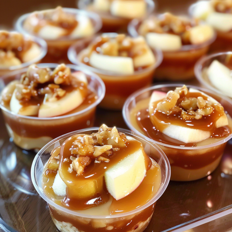 Caramel Apple Dessert Cups
