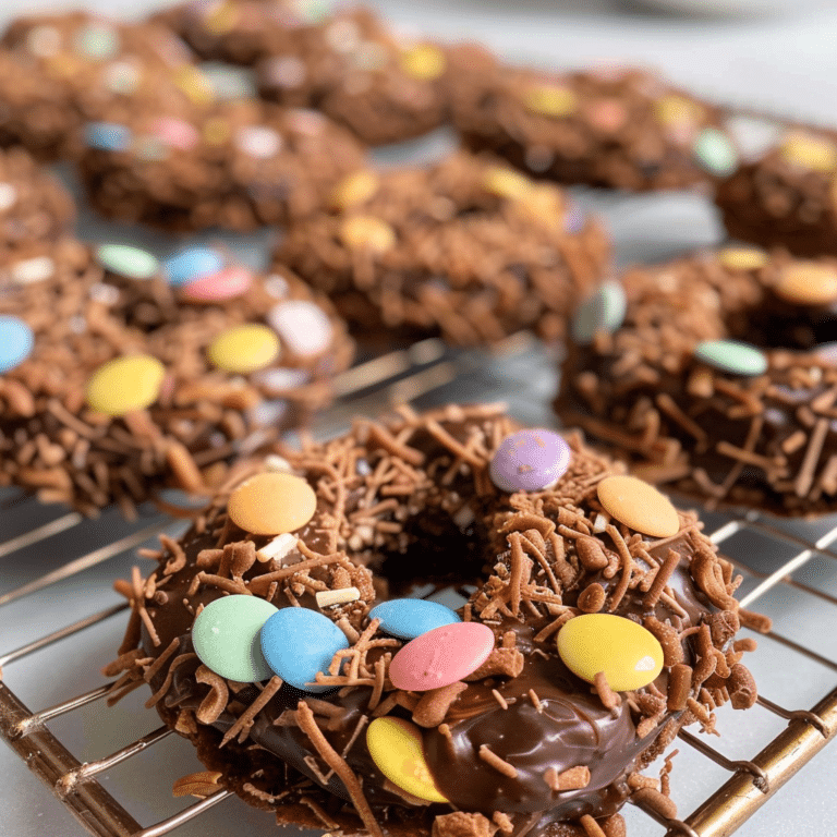 No Bake Birds Nest Cookies