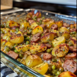 Sausage Green Bean Potato Casserole