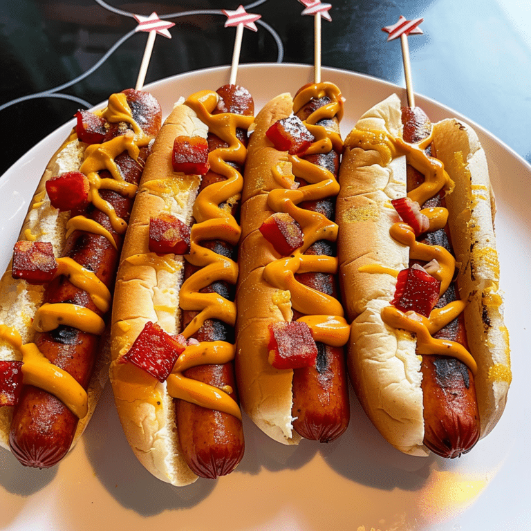 Flavorful Firecracker Hot Dogs Recipe Easy 4th of July Party Snack