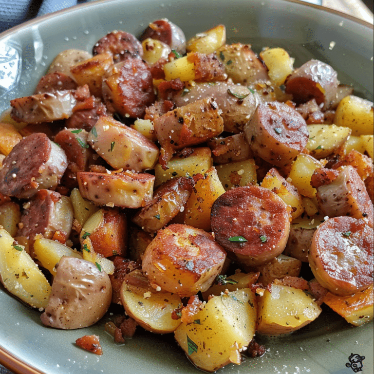 Southern Fried Potatoes & Sausage