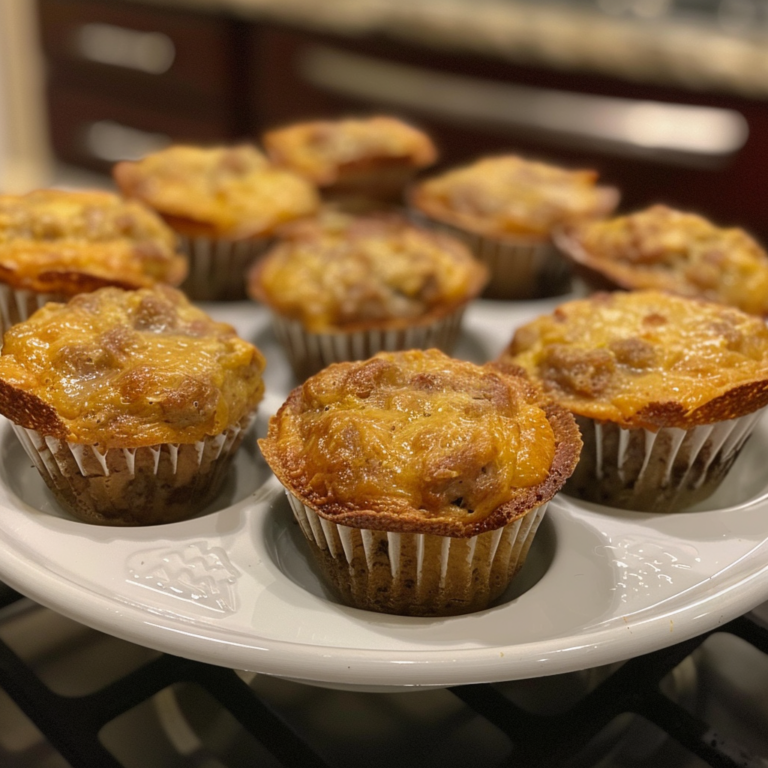 Easy Sausage Pancake Muffins