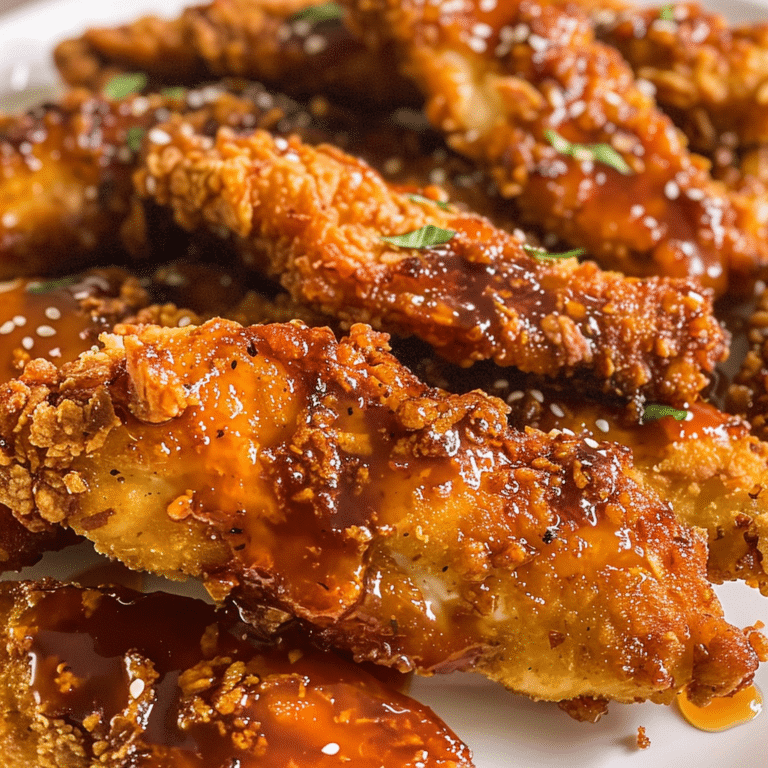 Hot Honey Chicken Tenders in the Air Fryer