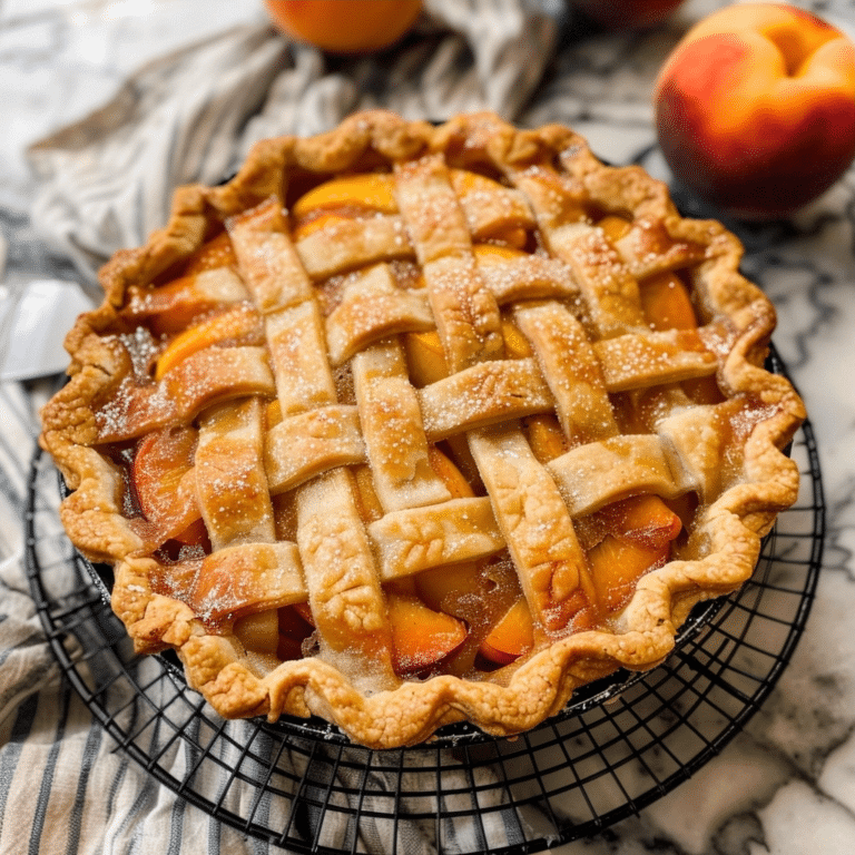 The BEST Peach Pie Recipe Ever