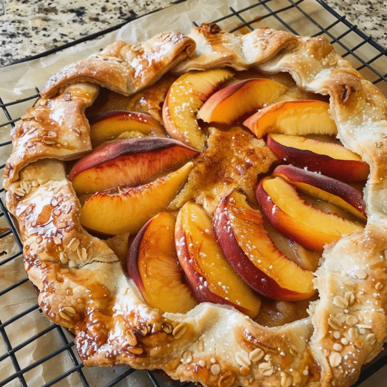 Peach Galette Recipe - The Best!